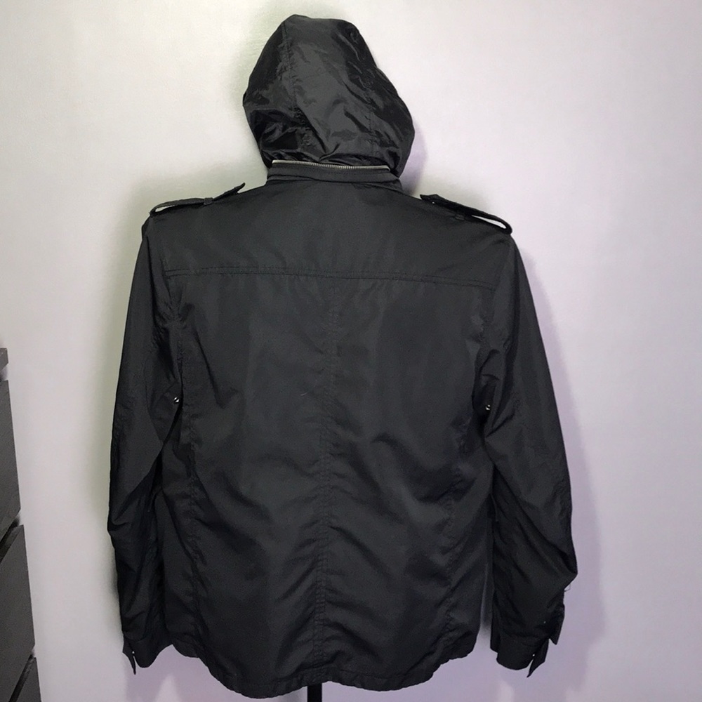 Gap Men’s Black Button/Zip Up Jacket Size Large - Picture 5 of 8
